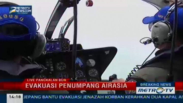 Evakuasi via Udara Terkendala Cuaca Buruk