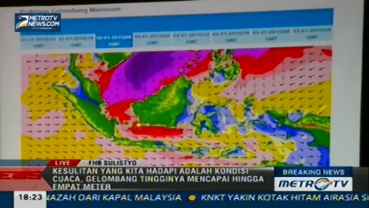 Kondisi Cuaca Buruk akan Dihadapi Tim SAR Hingga 4 Januari