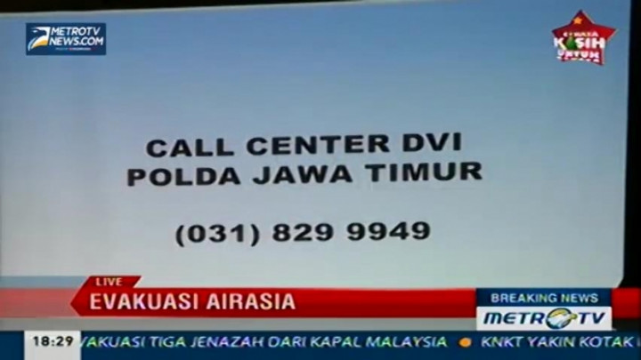 Ini Nomor Info Identifikasi Korban QZ8501