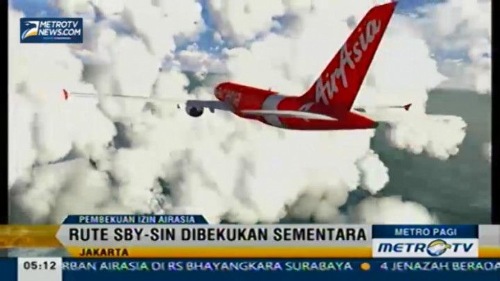 Rute AirAsia Surabaya-Singapura Dibekukan Sementara