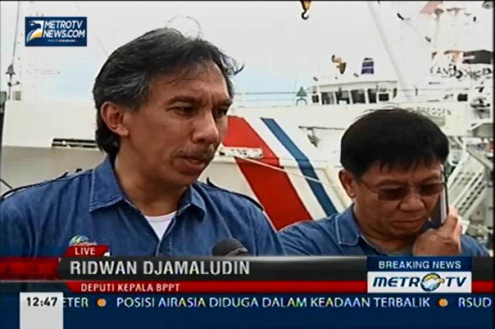 Ini Lokasi Diduga Badan Pesawat QZ8501 