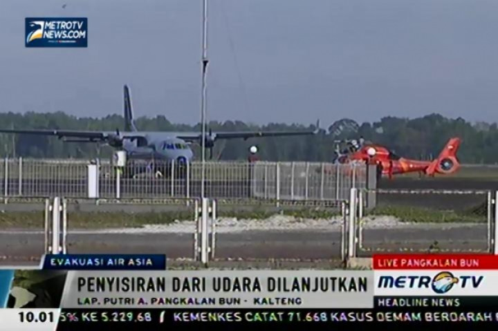 Hingga Hari Ke-9 Proses Evakuasi AirAsia Melalui Udara Masih Terus Dilakukan