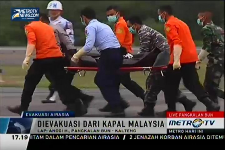 Dua Jenazah yang Ditemukan Tiba di Pangkalan Bun