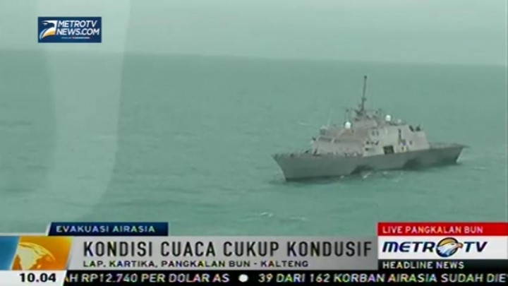 Pencarian Korban AirAsia Terus Dilakukan, Dua Jenazah Dievakuasi Tim DVI