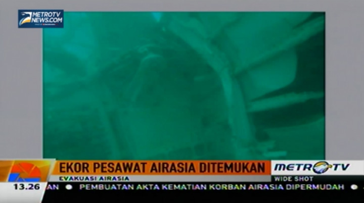 Foto Ekor Pesawat AirAsia QZ8501