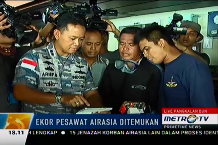 Crane dan Alat Sensor Dikerahkan untuk Evakuasi QZ8501