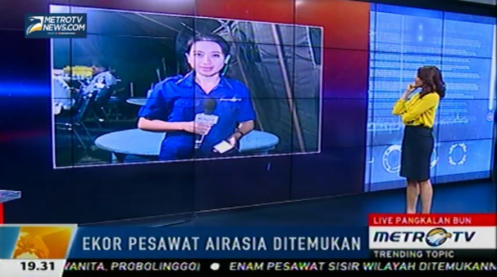 Ekor Pesawat AirAsia Ditemukan