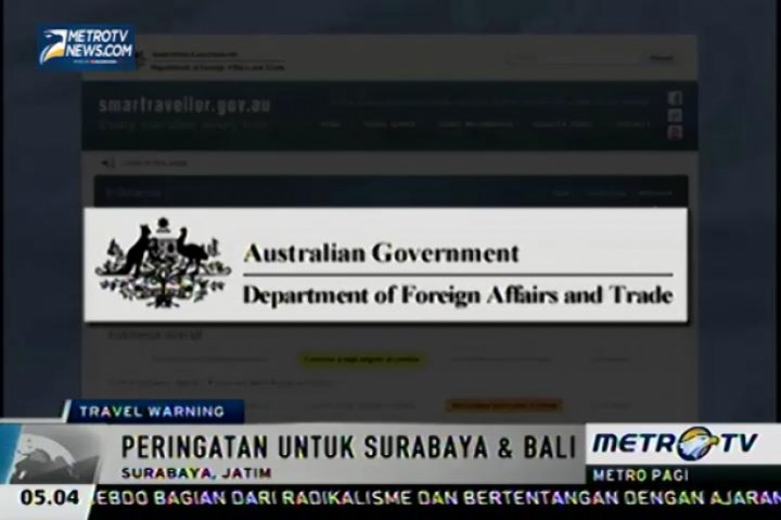 Pemerintah Australia Keluarkan Travel Warning ke Bali Bagi Warganya