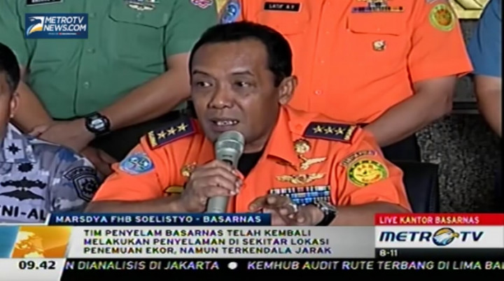 Cari <i>Black Box</i> QZ8501, Penyelam Tunggu Arus Laut Reda 