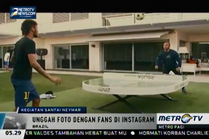 Inilah Kegiatan Neymar Saat Libur di Kampung Halamannya