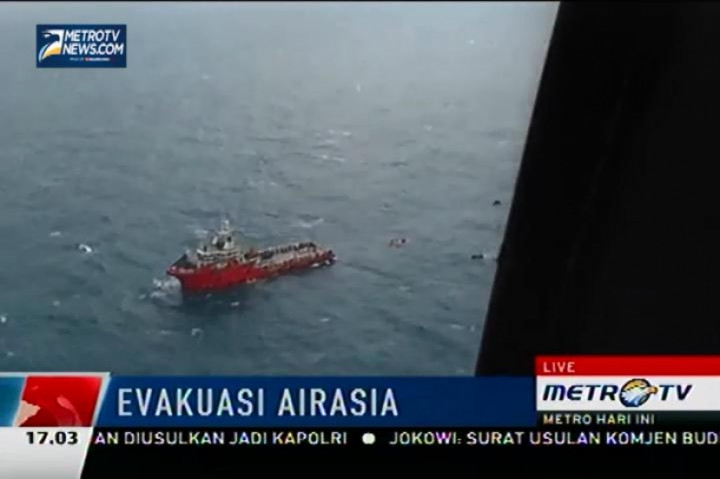 Objek Diduga Badan QZ8501 Berada 2 Kilometer dari Ekor