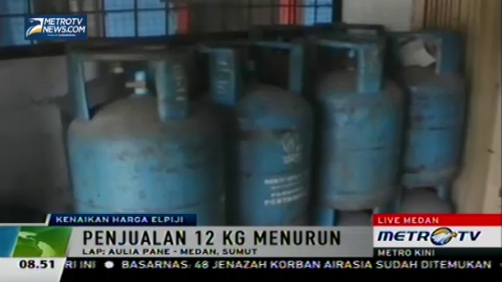 Penjualan Gas Elpiji 12 Kg di Medan Menurun