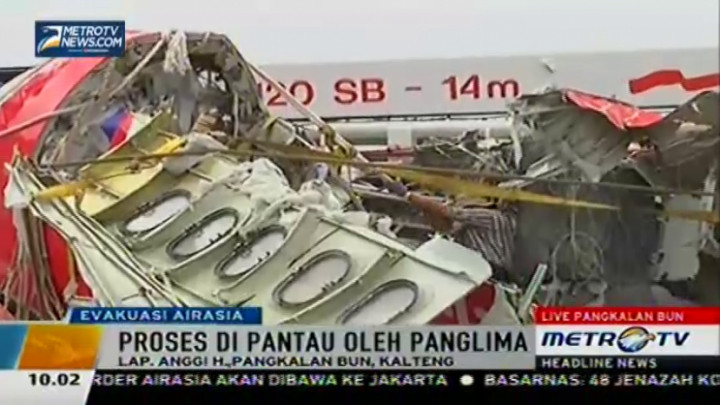 Ekor Pesawat QZ8501 akan Dipotong Sebelum Dipindahkan