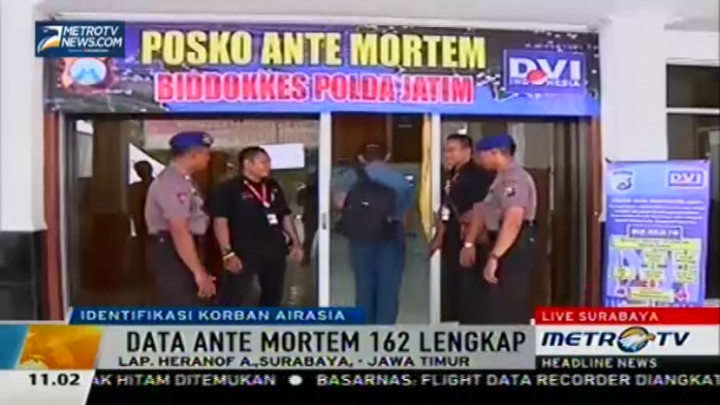 Data Sampel DNA Korban QZ8501 Kurang Dua