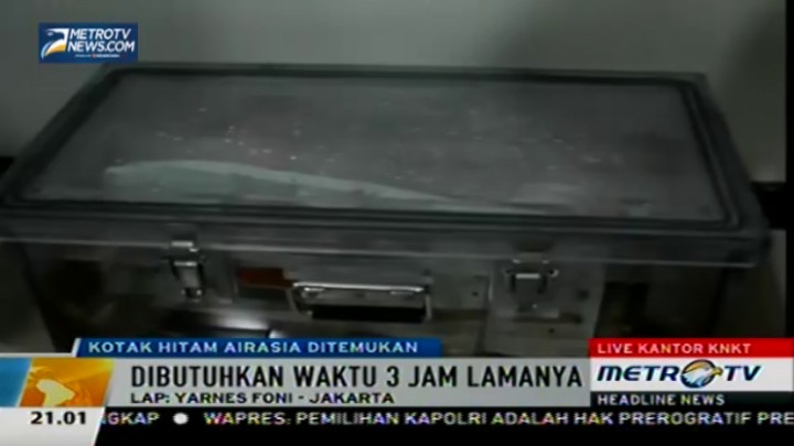 KNKT Keringkan FDR QZ8501 Selama 3 Jam 