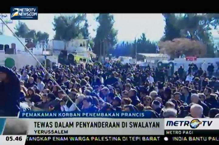 Ribuan Orang di Yerusssalem Hadiri Pemakaman 4 Warga Yahudi Prancis