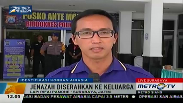 Dua Jenazah Korban QZ8501 Diserahkan ke Pihak Keluarga 