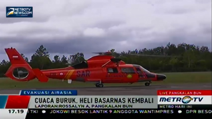 Helikopter Pengangkut Jenazah Korban AirAsia Gagal ke KRI Banda Aceh