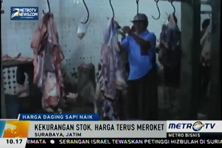 Harga Daging Sapi Segar di Surabaya Mengalami Kenaikan