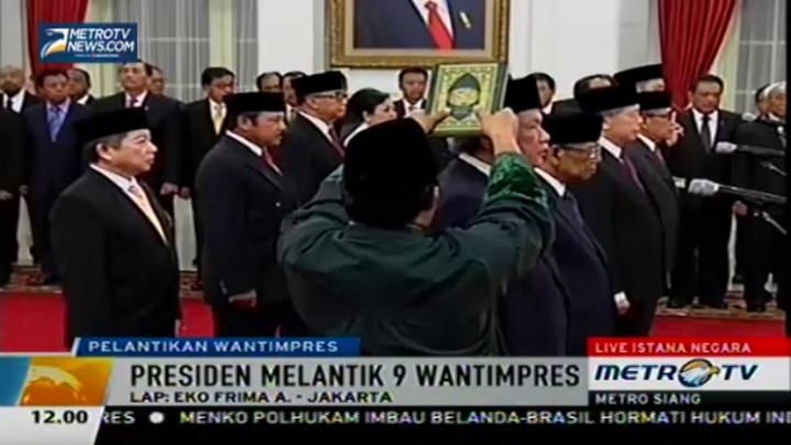 Enam dari Sembilan Anggota Wantimpres Berasal dari Parpol