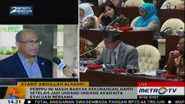 DPR Finalisasi Perppu Pilkada