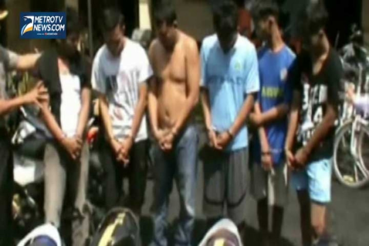 Gank Motor Curanmor Diamankan Beserta Puluhan Barang Bukti