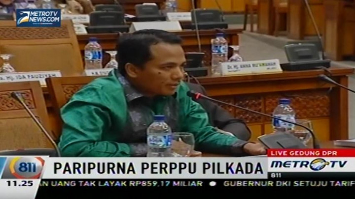 Pandangan Setiap Fraksi Terkait Perppu Pilkada 