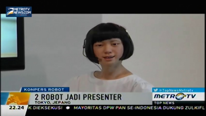 Wow, Konferensi Pers Ini Dipandu Robot 