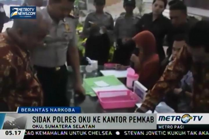 28 PNS Pemkab OKU Terbukti Positif Gunakan Narkoba