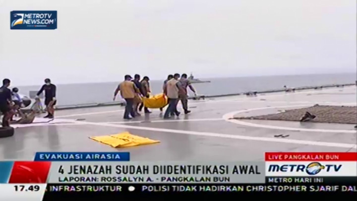 Empat Korban QZ8501 Jalani Identifikasi Tahap Awal