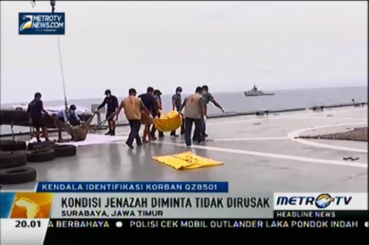 Tim DVI Kesulitan Identifikasi Korban QZ8501 karena ....
