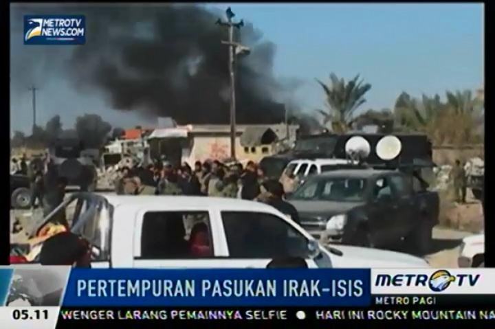 Pasukan Irak Dukungan Milisi Syiah Rebut Wilayah Kekuasaan ISIS