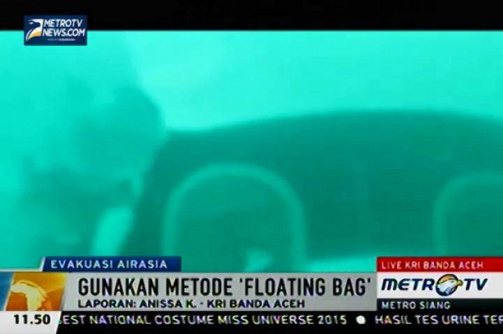 Tim Penyelam Gabungan TNI AL Fokus ke Pengangkatan Badan Pesawat QZ8501 