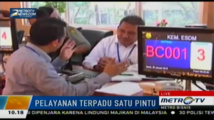 Pelayanan Terpadu Satu Pintu Resmi Dibuka di BKPM