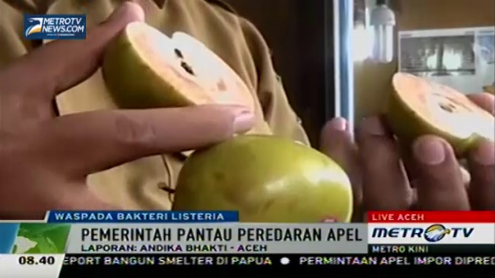 Pedagang Buah di Aceh Masih Jual Apel Impor