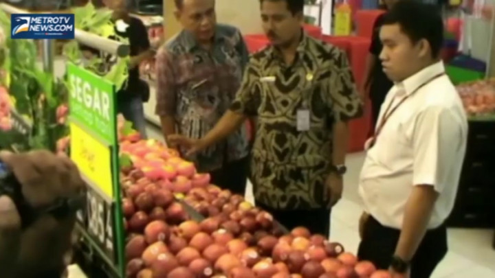 Apel Berbakteri dari Amerika Masih Dijual di Brebes 
