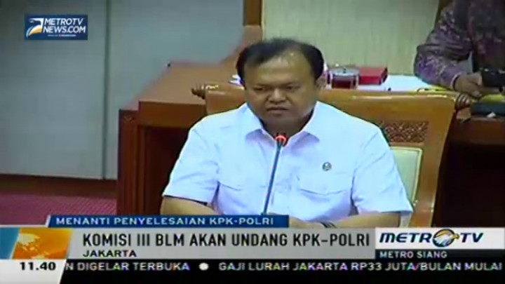 DPR Pilih Pasif Sikapi Persoalan KPK-Polri