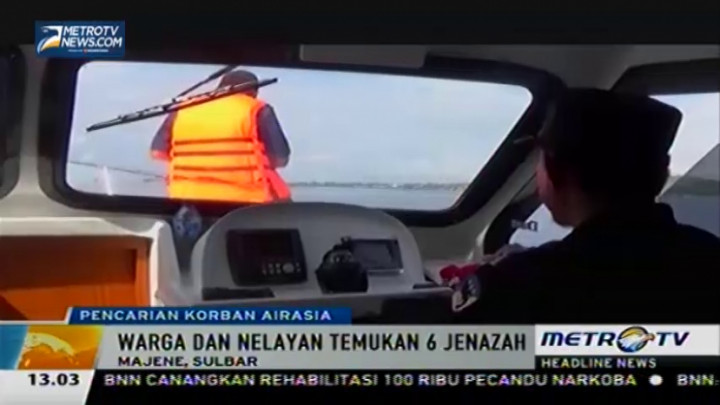 Evakuasi Korban AirAsia, Tim SAR Telusuri Perairan Majene 