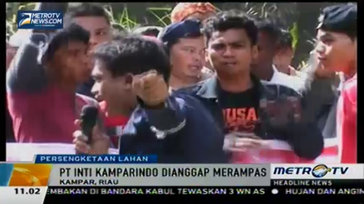 Warga Kampar Tuntut Pengembalian Perkebunan Sawit