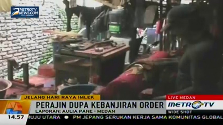 Jelang Imlek, Perajin Dupa Kebanjiran Order 