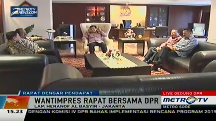 Wantimpres Gelar Rapat Dengar Pendapat dengan DPR