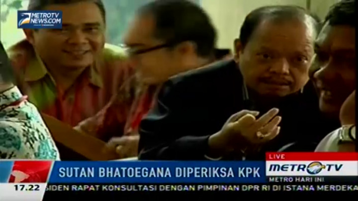 Diperiksa KPK, Sutan Terancam 20 Tahun Penjara