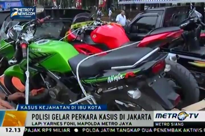 Polda Metro Jaya Gelar Perkara Kasus Kejahatan di Ibu Kota