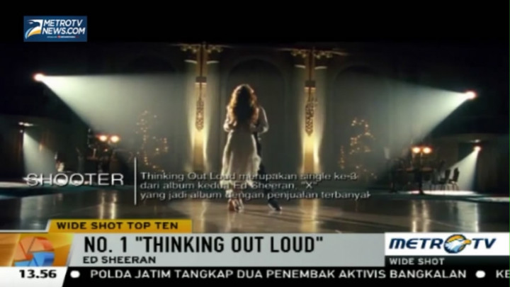 'Thinking Out Loud' Posisi 1 Wide Shot Top Ten