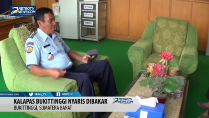 Kalapas Bukittinggi Nyaris Dibakar Anggotanya