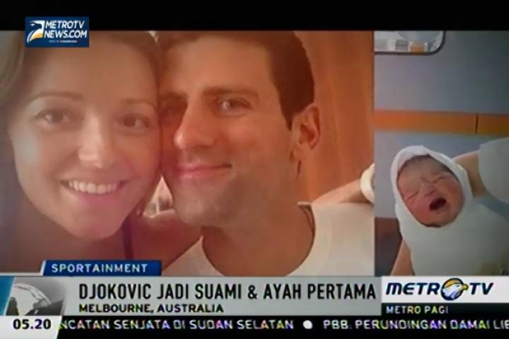 Istri dan Anak Penambah Motivasi bagi Djokovic