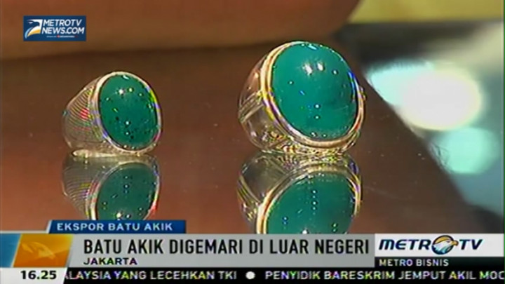 Nilai Ekspor Batu Akik Meningkat