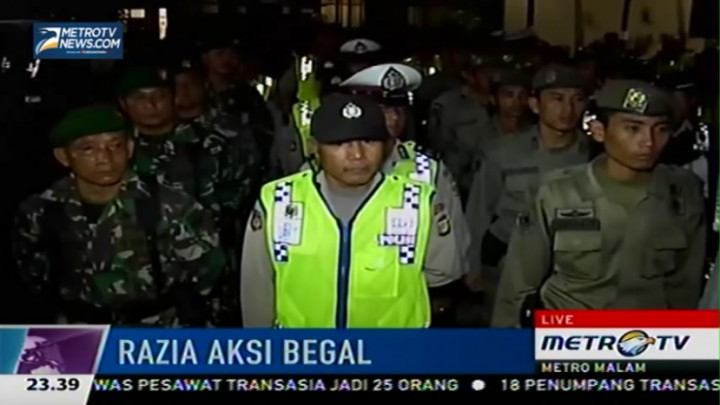 Marak Aksi Begal, Polda Metro Jaya Gelar Razia di Depok