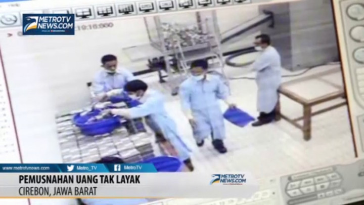 Rp 3 Triliun Uang Lusuh Dimusnahkan 
