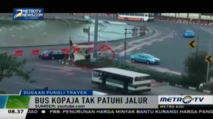 Video Dugaan Suap Kernet Kopaja kepada Oknum Polisi Beredar Luas